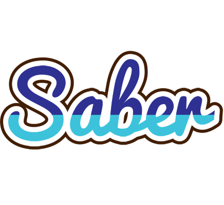 Saber raining logo