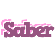 Saber relaxing logo