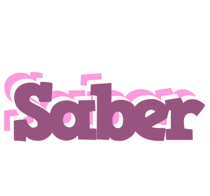 Saber relaxing logo