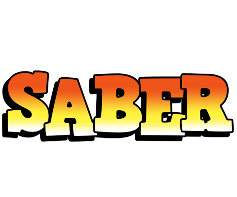 Saber sunset logo