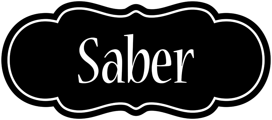 Saber welcome logo