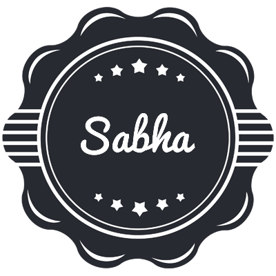 Sabha badge logo