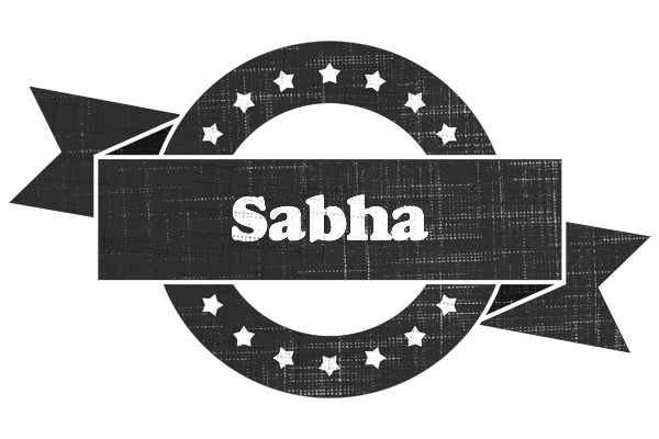 Sabha grunge logo