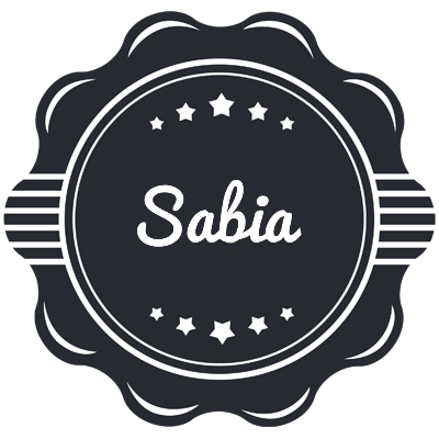 Sabia badge logo