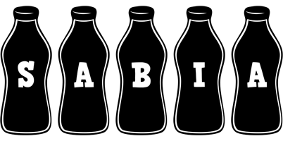 Sabia bottle logo