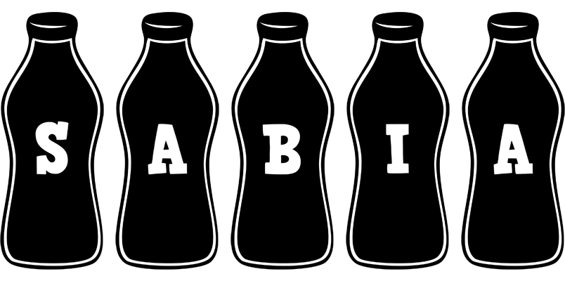 Sabia bottle logo