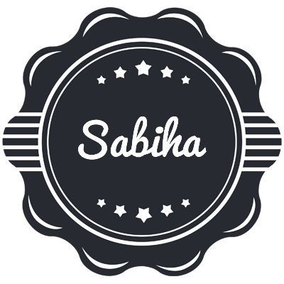 Sabiha badge logo