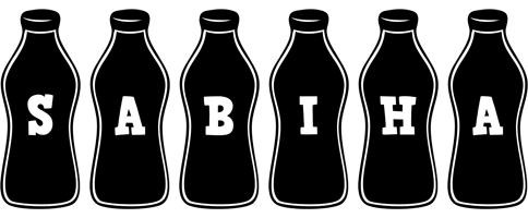 Sabiha bottle logo