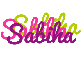 Sabiha flowers logo