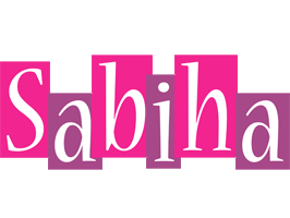 Sabiha whine logo