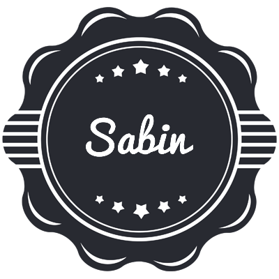 Sabin badge logo