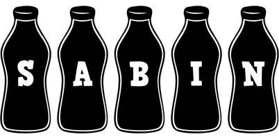 Sabin bottle logo