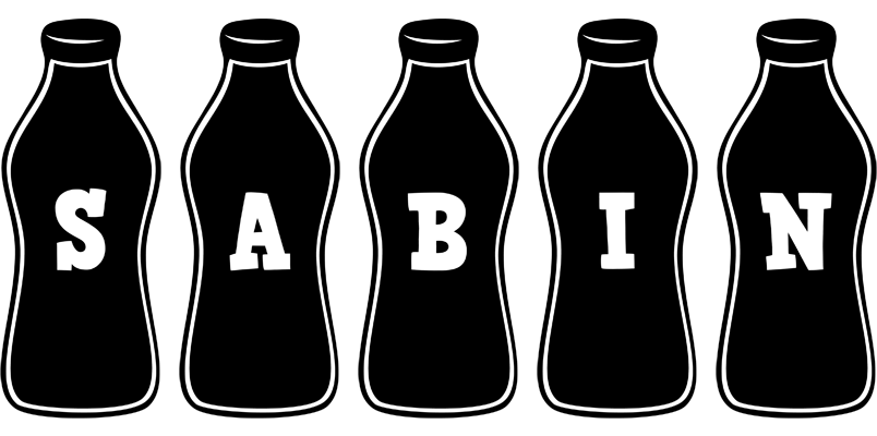 Sabin bottle logo