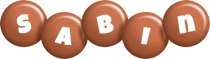 Sabin candy-brown logo