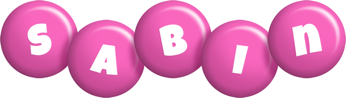 Sabin candy-pink logo