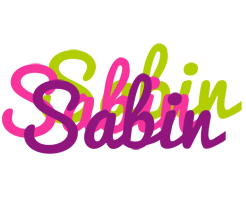 Sabin flowers logo