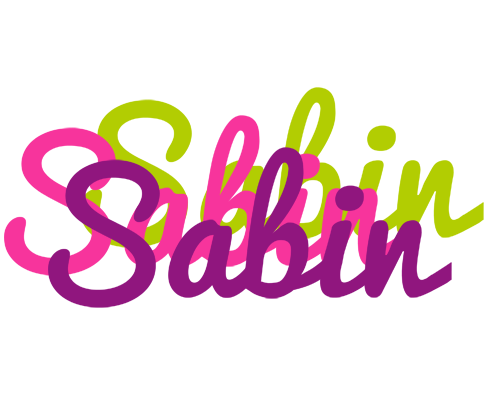 Sabin flowers logo