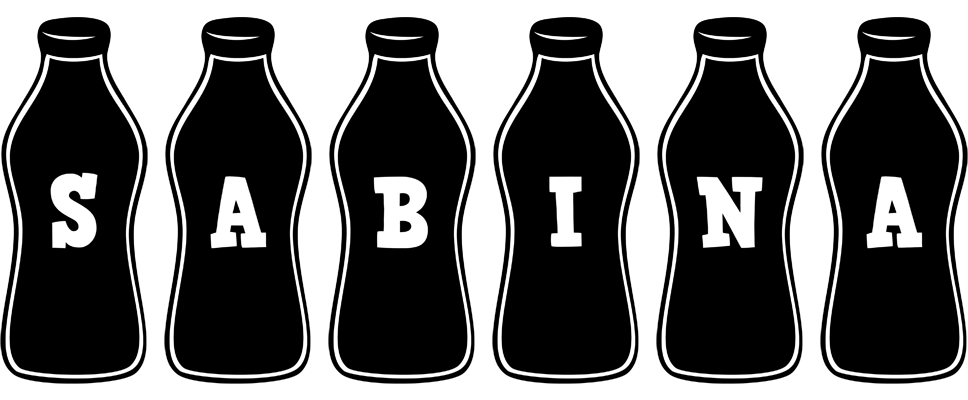 Sabina bottle logo