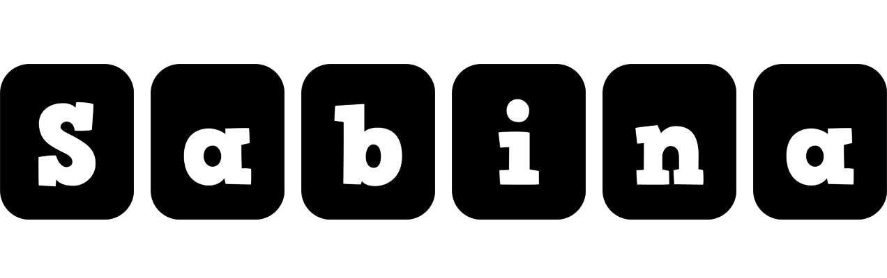 Sabina box logo