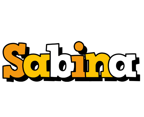 Sabina cartoon logo