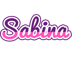 Sabina cheerful logo