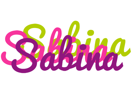 Sabina flowers logo