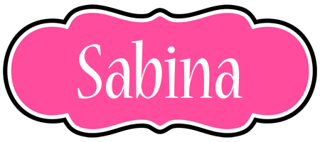 Sabina invitation logo