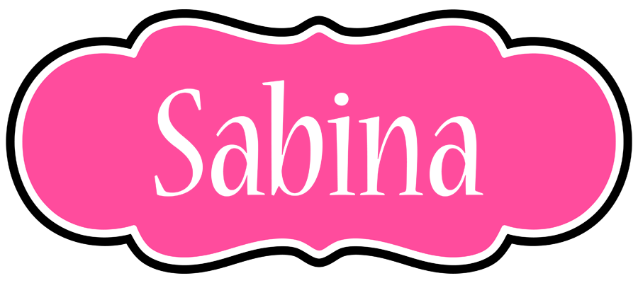 Sabina invitation logo