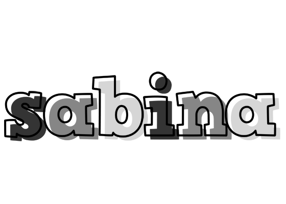 Sabina night logo