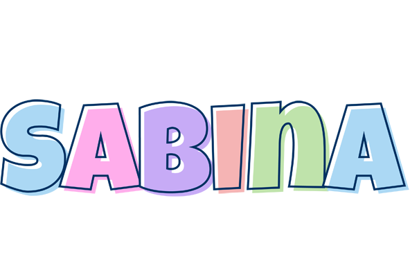 Sabina pastel logo