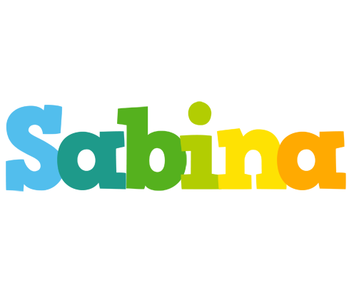 Sabina rainbows logo