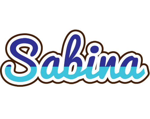 Sabina raining logo