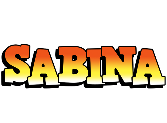 Sabina sunset logo