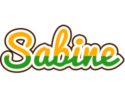 Sabine banana logo