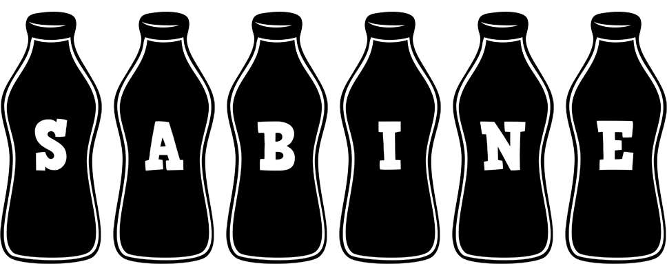 Sabine bottle logo