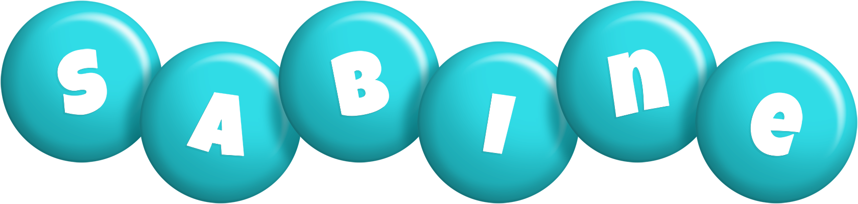 Sabine candy-azur logo