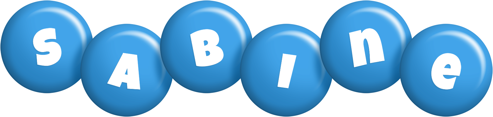 Sabine candy-blue logo