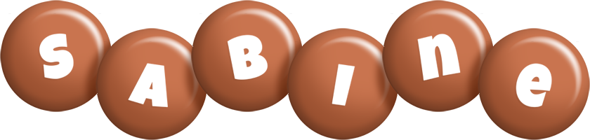 Sabine candy-brown logo