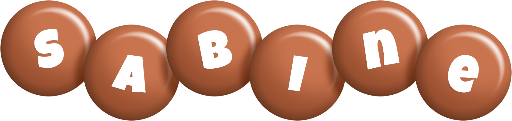 Sabine candy-brown logo