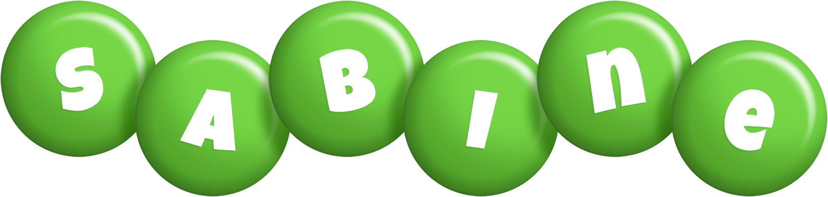 Sabine candy-green logo