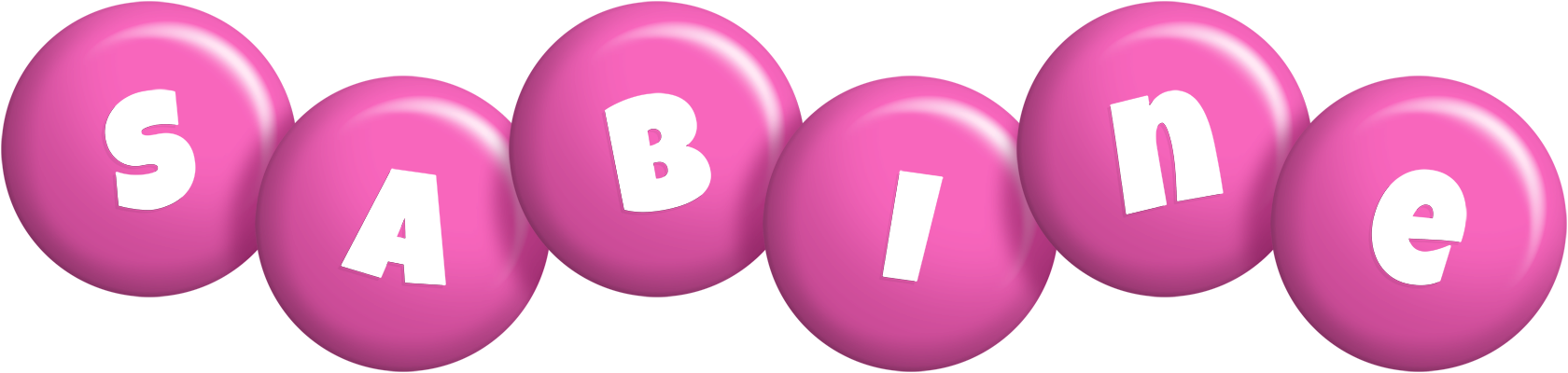 Sabine candy-pink logo