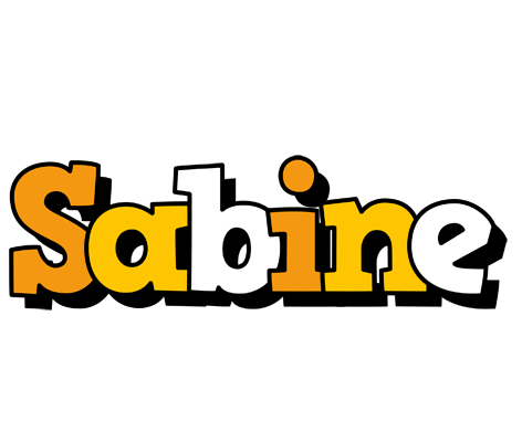 Sabine cartoon logo
