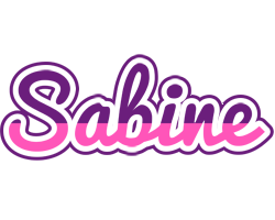 Sabine cheerful logo