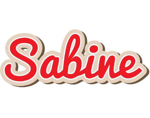 Sabine chocolate logo