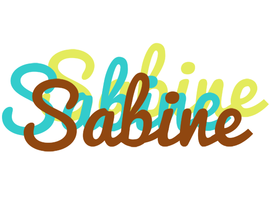 Sabine cupcake logo