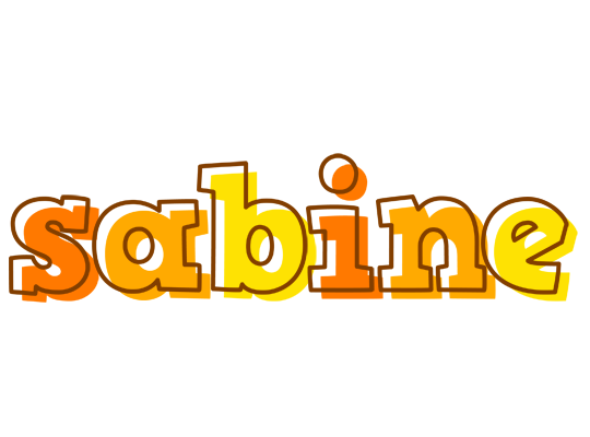 Sabine desert logo