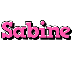 Sabine girlish logo