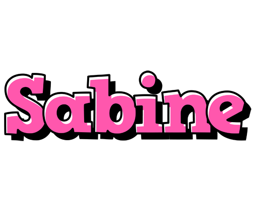 Sabine girlish logo