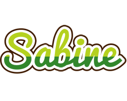 Sabine golfing logo