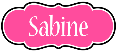 Sabine invitation logo